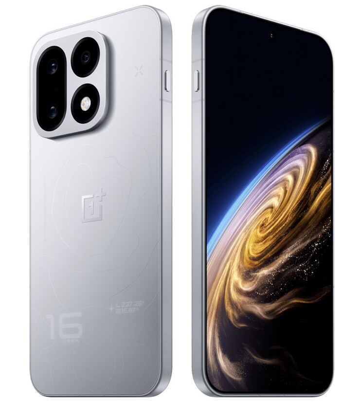 OnePlus 16 w wersji kolorystycznej „Tomorrow’s Starlight”.