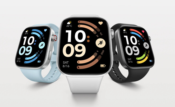 Standardowy Redmi Watch 6 dodaje opcję Glacier Blue do wariantów Obsidian Black i Silver Grey, w których dostępny jest Redmi Watch 6 NFC.