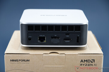 Minisforum AI X1 - Połączenia na panelu tylnym