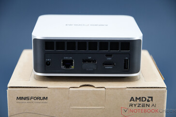 Minisforum AI X1 - Połączenia na panelu tylnym