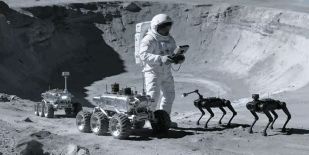 Chiny chcą wysłać psy-roboty na Księżyc — nie tylko do pracy, ale także jako towarzyszy astronautów.