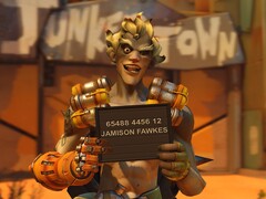 Postać z gry Overwatch 2 – Junkrat (Jamison Fawkes).