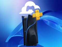 Makieta konsoli PS6 z logo PlayStation cloud gaming