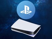 Baner z logo PSN i konsolą PS5