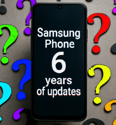 Samsung obiecuje długoterminowe aktualizacje dla swoich budżetowych smartfonów. Ale firma ma również dużą lukę w zasięgu wzroku. (Obraz utworzony za pomocą ChatGPT)