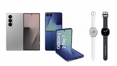 Przeciek skomentował dostępność nowych produktów Samsunga Galaxy Watch 8, Watch Ultra (2025), Galaxy Z Fold7, Flip7 i Flip7 FE. (Źródło zdjęcia: Evan Blass)