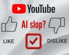 Wyświetlany jest baner dla oceny slopu YouTube AI