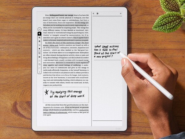 Kindle Scribe (3. generacji) ma większy 11-calowy wyświetlacz i ulepszone wrażenia z pisania. (Źródło obrazu: Amazon)