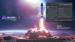 Instalator EndeavourOS 2024.06.25 z rocznicową tapetą (Źródło: EndeavourOS)