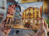 MatePad Pro Max ma nie-tandemowy 13,2-calowy wyświetlacz OLED. Na zdjęciu: zdjęcie promocyjne przedstawiające ekran tabletu.