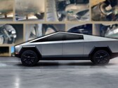 Zdjęcia szpiegowskie zepsutego samochodu Tesla Cybertruck ujawniły jego układ zawieszenia. (Źródło zdjęcia: Tesla i Electrek - edytowane)