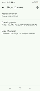 Preinstalowana wersja Chrome: 131 (Źródło obrazu: Zrzut ekranu - Sergey Tarasov - Notebookcheck)