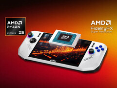 MSI Claw A8 to pierwszy gamingowy handheld wyposażony w procesor AMD Ryzen Z2 Extreme APU. (Źródło zdjęcia: MSI)