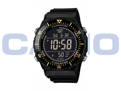 Casio AE-1700H-1B (na zdjęciu) będzie miał złote akcenty i negatywowy wyświetlacz. (Źródło zdjęcia: Casioblog - edytowane)