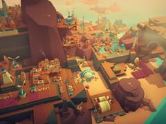 Obraz przedstawiający budynki w Islanders, teraz z 70% zniżką na Steam.