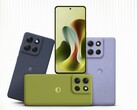Smartfon Moto G86 Power jest dostępny w kolorach Pantone Spellbound, Pantone Golden Cypress i Pantone Cosmic Sky (źródło zdjęcia: Motorola)