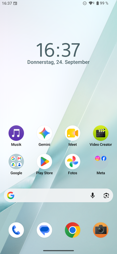 Sony Xperia 10 VIII: Ekran główny