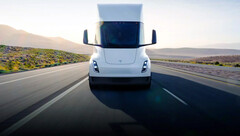 Amerykańska sieć nie jest gotowa na postoje elektrycznych ciężarówek na autostradzie (obraz: Tesla)