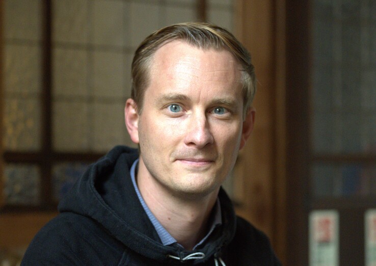 Tom Lesnik na Opera Browser Days w Bristolu, Anglia. (Zdjęcie: Andreas Sebayang/Notebookcheck.com)
