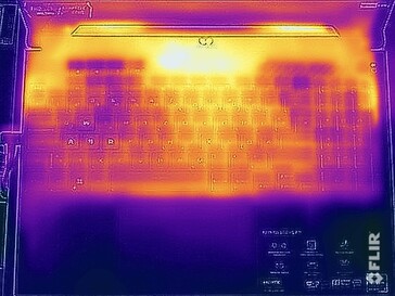 test naprężenia temperatury powierzchni (góra)