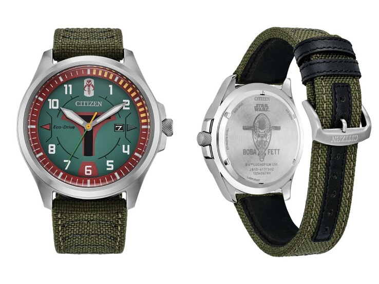 Zegarek Citizen Star Wars Boba Fett AW1418-06W. (Źródło zdjęcia: Citizen)