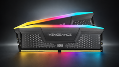 Wizualizacja modułów pamięci RAM RGB firmy Corsair wygenerowana przez sztuczną inteligencję