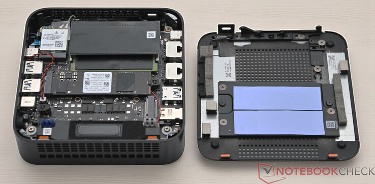 Asus ExpertCenter PN54 z otwartym spodem