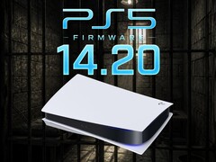 Widoczny baner dotyczący jailbreaku konsoli PS5 i oprogramowania układowego 14.20