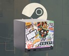 Urządzenie Steam Machine przedstawione z niestandardową płytą czołową