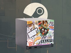 Urządzenie Steam Machine przedstawione z niestandardową płytą czołową