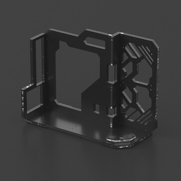 Obudowa typu open-air posiada akrylową tackę na płytę główną. (Źródło obrazu: Geeek)