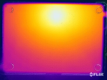 Test naprężenia temperatury powierzchni (dolna strona)