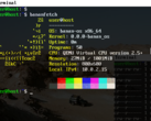 Terminal wewnątrz Banan-OS (Źródło obrazu Bananymous na Github)