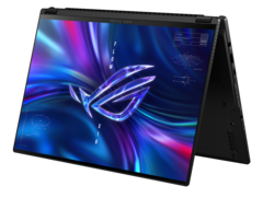 Asus ROG Flow X16 z 2023 roku posiada teraz wyświetlacz mini-LED o rozdzielczości 240 Hz QHD+ z Gorilla Glass DXC. (Źródło obrazu: Asus)