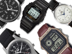 Marki takie jak Casio, Seiko i Citizen są dobrze znane z projektowania funkcjonalnych zegarków znacznie poniżej 150 USD. Na zdjęciu - wiele zegarków wyżej wymienionych marek. (Źródło zdjęcia: Casio, Seiko, Timex, Orient - edytowane)