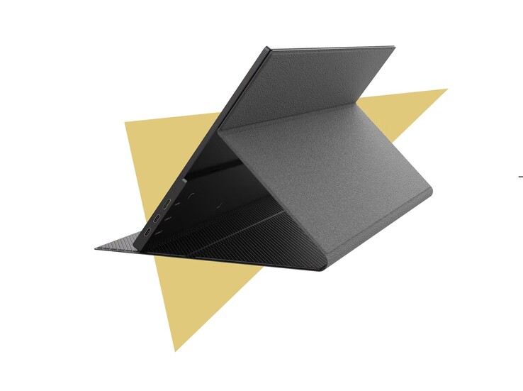 W zestawie znajduje się wbudowana podstawka z magnetyczną pokrywą.