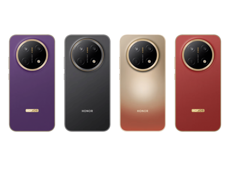 Model Honor X9e Pro jest dostępny w kolorach: Royal Purple, Midnight Black, Dawn Gold oraz Reddish Brown.
