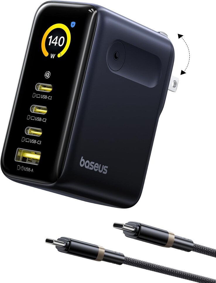 Ładowarka Baseus PicoGo AH11 140W GaN. (Źródło zdjęcia: Baseus)