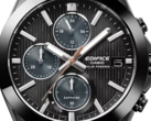 Czarny Casio Edifice EFS-S650DC-1A (na zdjęciu) posiada miedziany sekundnik, który całkiem dobrze uzupełnia czarny design. (Źródło zdjęcia: Casio)