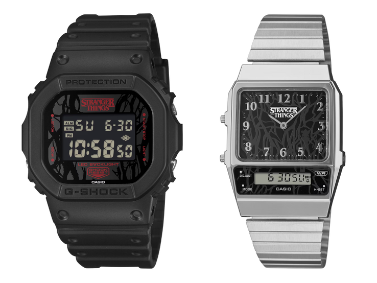 Zegarki Casio G-Shock DW5600STT-1 (po lewej) i Vintage AQ800EST-1A (po prawej). (Źródło zdjęcia: Casio, edytowane)