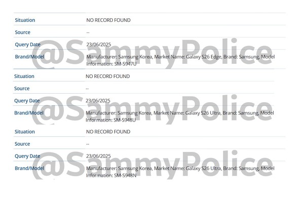 Galaxy S26 Edge i Galaxy S26 Ultra zostaną wprowadzone na rynek amerykański. (Źródło zdjęcia: SammyPolice)