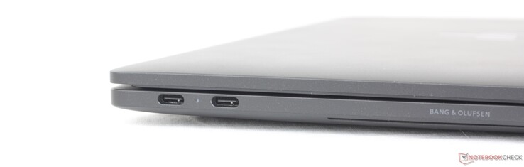 Po lewej: 2x USB-A 4.0 z Thunderbolt 4 + DisplayPort + Power Delivery