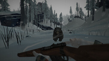 Obraz przedstawiający niedźwiedzia w The Long Dark.