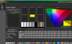 ColorChecker przed kalibracją