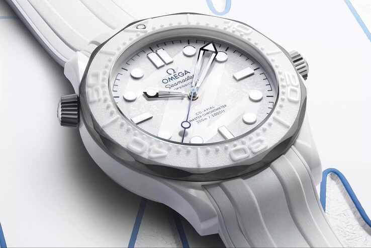 Omega Seamaster 300 Milano Cortina 2026 Edition charakteryzuje się wodoodpornością na poziomie 300 m (30 barów) (źródło zdjęcia: Omega)