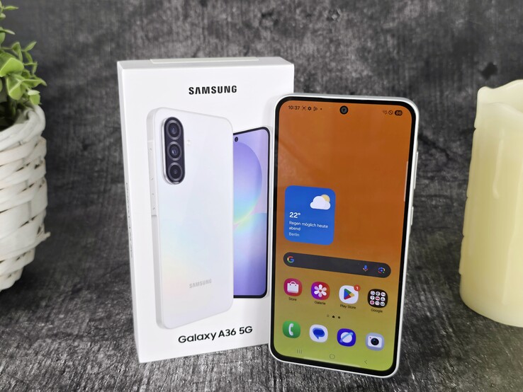 Nasze urządzenie testowe: Samsung Galaxy A36 5G w kolorze Awesome White 