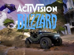 Logo Activision Blizzard przedstawione w grze „Halo: Campaign Evolved”