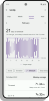Przeprojektowana sekcja Sleep w aplikacji Fitbit. (Źródło obrazu: Fitbit)