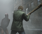 Zrzut ekranu przedstawiający Jamesa Sunderlanda w akcji podczas rozgrywki w Silent Hill 2 Remake. (źródło obrazu: SteamDB)