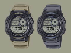 Oczekuje się, że zegarki Casio AE-1000W-5AV (po lewej) i AE-1000W-8AV (po prawej) zostaną wprowadzone na rynek w maju. (Źródło zdjęcia: Casio)